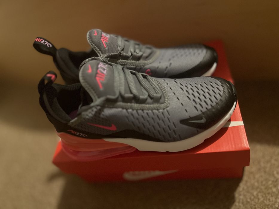 Nike Air Max 270 raz założone 35 szaro różowe