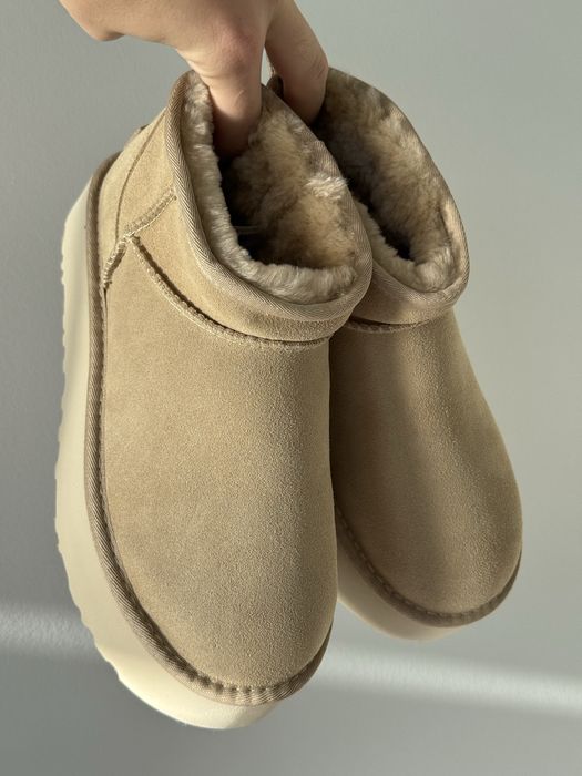 РОЗПРОДАЖ! UGG ULTRA MINI PLATFORM бежеві, 36-41. Найвища якість.