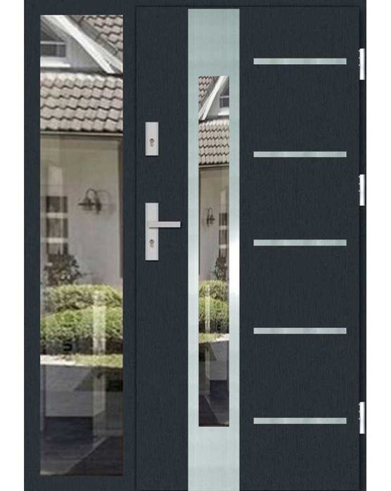 drzwi z naświetlem bocznym 121x209, 131x209, 141x209, 151x209, 161x209