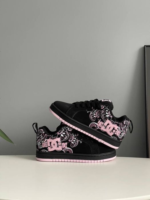 ТОП! DC Court Graffik Black Pink 36 37 38 39 40