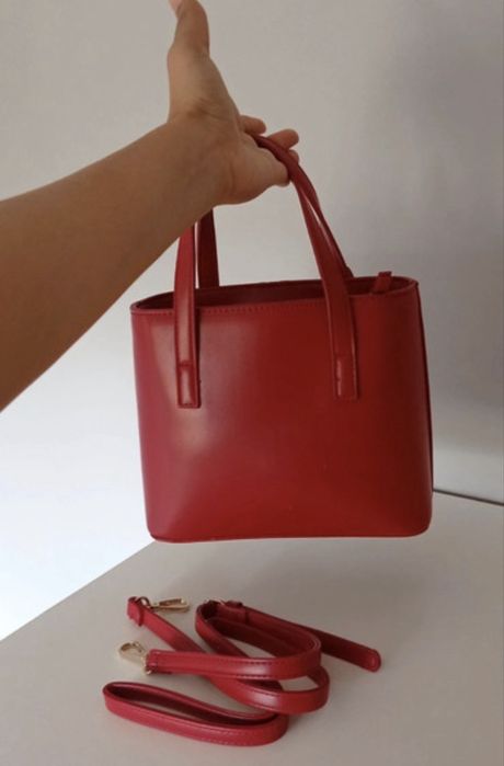 elegancka torba z paskiem