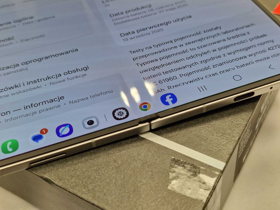 Samsung Galaxy Z Fold7/ 12GB/ 512GB/ Silver Shadow/ Grade A/ 13.09.25