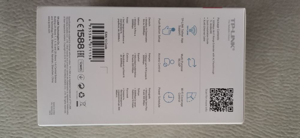 Amplificador de sinal WI FI Tp link