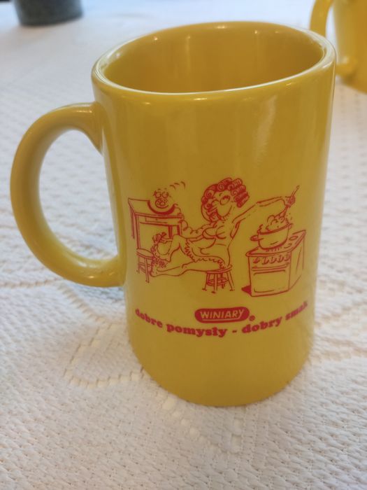 Kolekcja żółte kubki Winiary