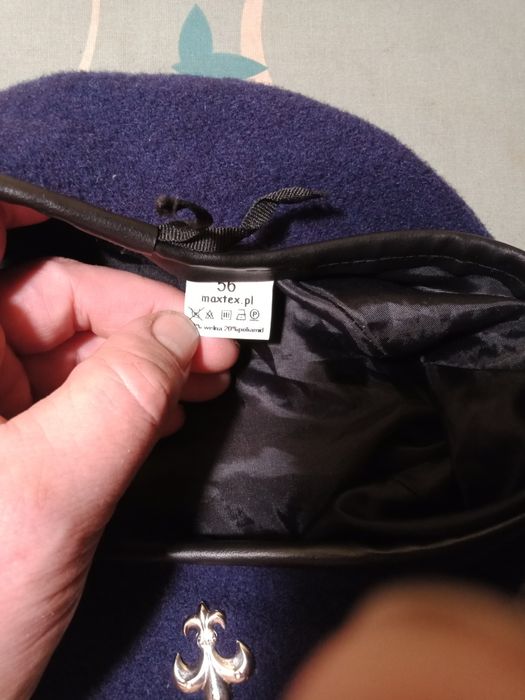 Beret Harcerski Maxtex rozm 56 granatowy