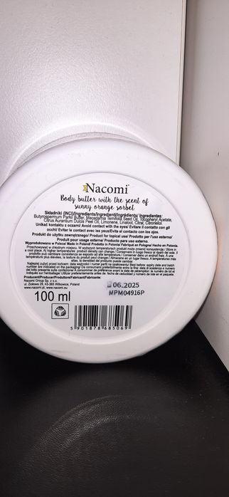 Nacomi masło do ciała sunny orange sorbet