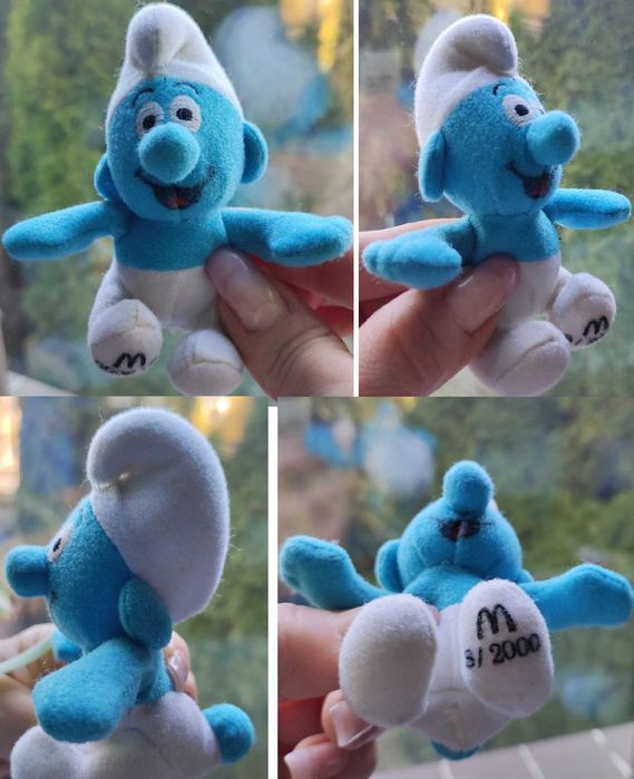 smurf zabawka pluszak przytulanka kolekcjonerska milenium maskotka