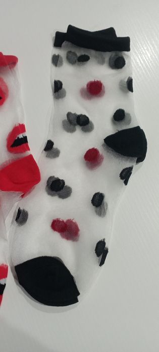 Skarpetki przezroczyste dwie pary