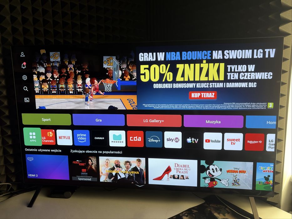 Telewizor LG OLED 55” 4K 120Hz- na GWARANCJI. LG OLED55B56LA