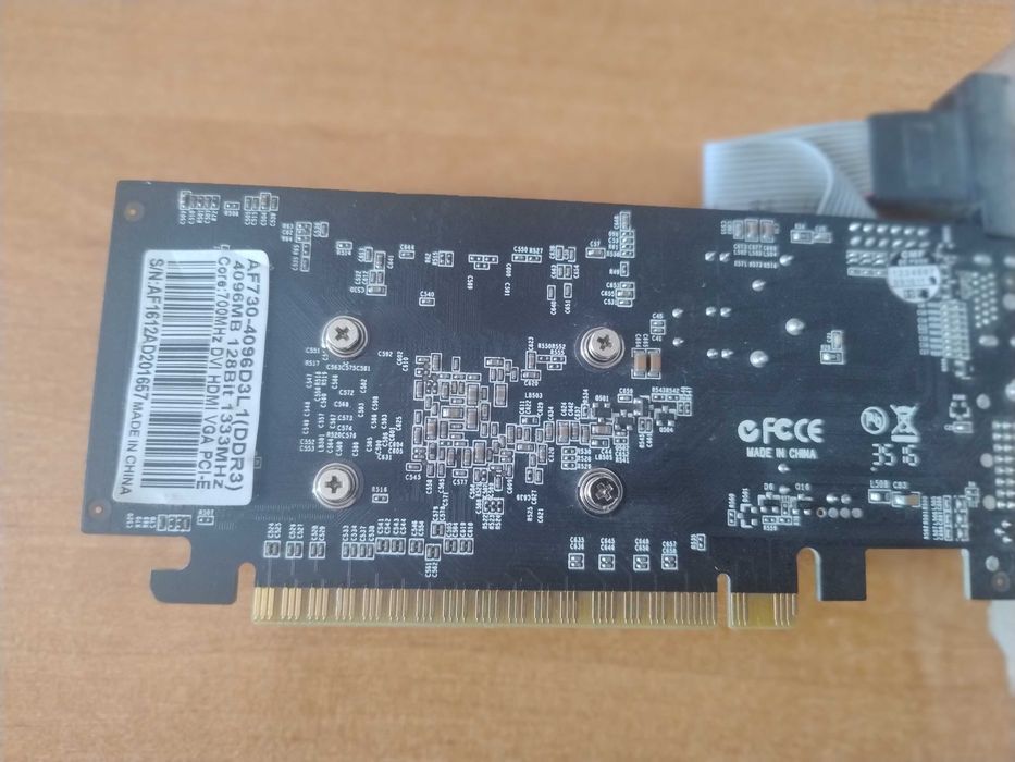 Відеокарта AFOX  GT 730 4GB DDR3 (128bit)