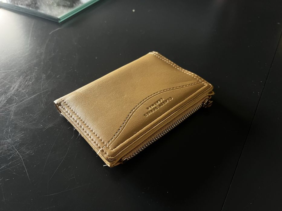 Portfel damski Classic Series Leather – musztardowy / żółty