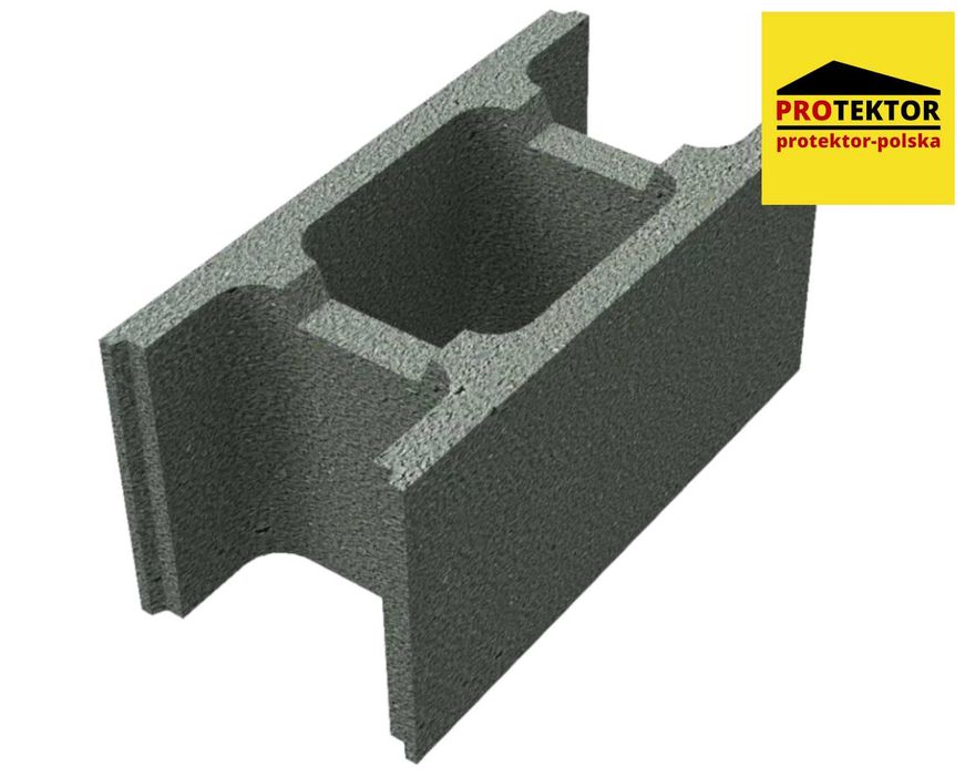 bloczek szalunkowy zalewowy 24cm fundamentowy oporowy pustak ścienny