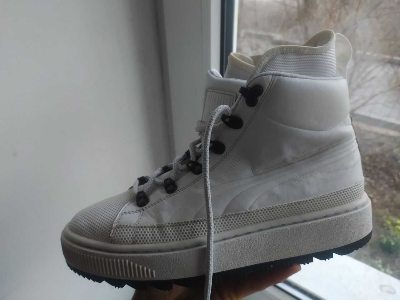 Puma ren top boot white