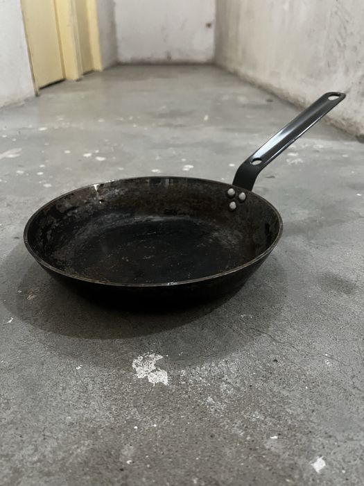 Frigideiras IKEA VARDAGEN Aço Carbono 28cm + Média (Nova + Curada)