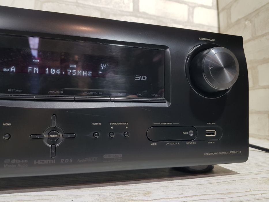 7.1 AV ресивер DENON AVR-1911, HDMI, USB, 3D, б/у з Німеччини