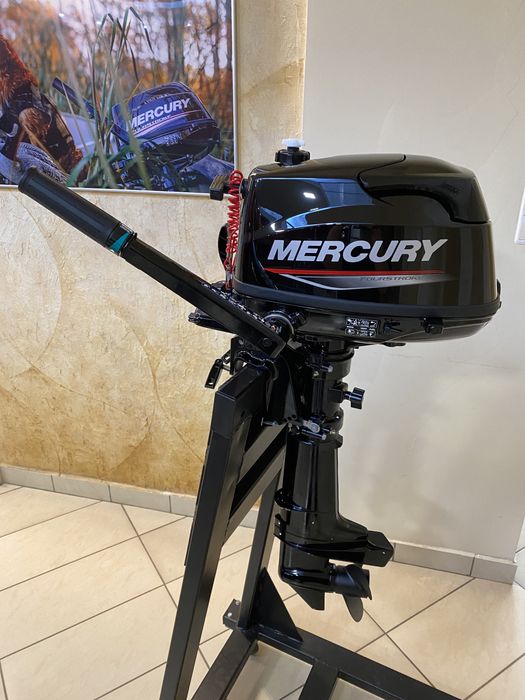 Nowy silnik zaburtowy Mercury F6 MH krótka stopa