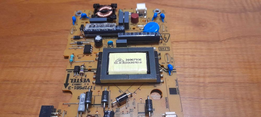 placa de alimentação tv vestel para peças