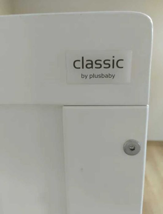 Łóżko Dziecięce CLASSIC 120x60cm Białe Klupś + materac Rucken Aero