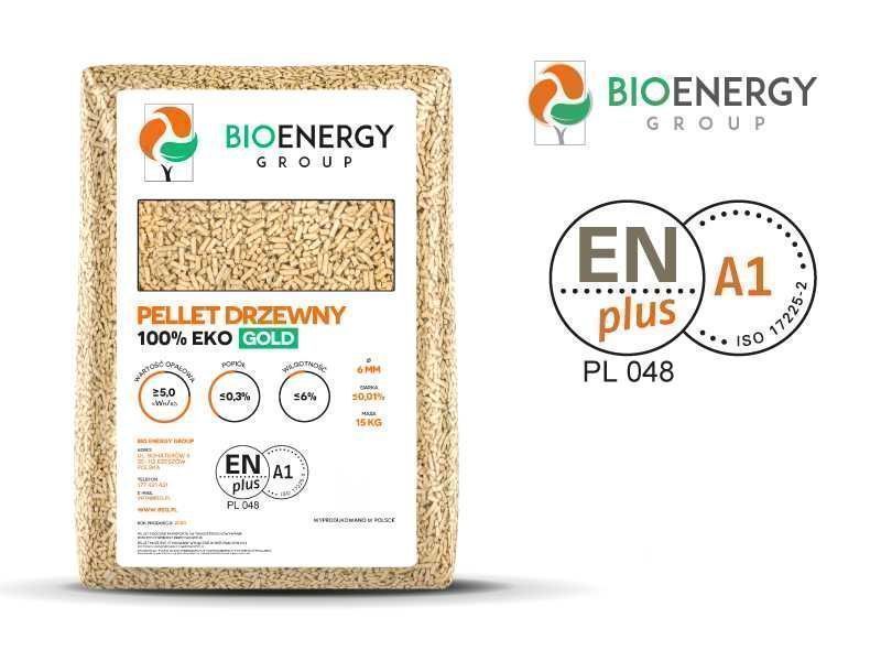 Pellet iglasty 6mm ENplus A1, Tarnobrzeg PRODUCENT BIO ENERGY GROUP