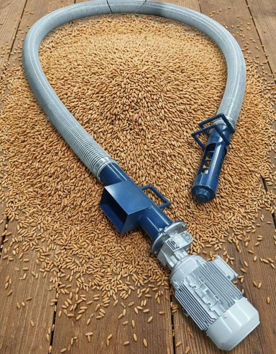 для подачі корму тварин гибкий шнек гнучкий Haвaнтaжyвач зepнa