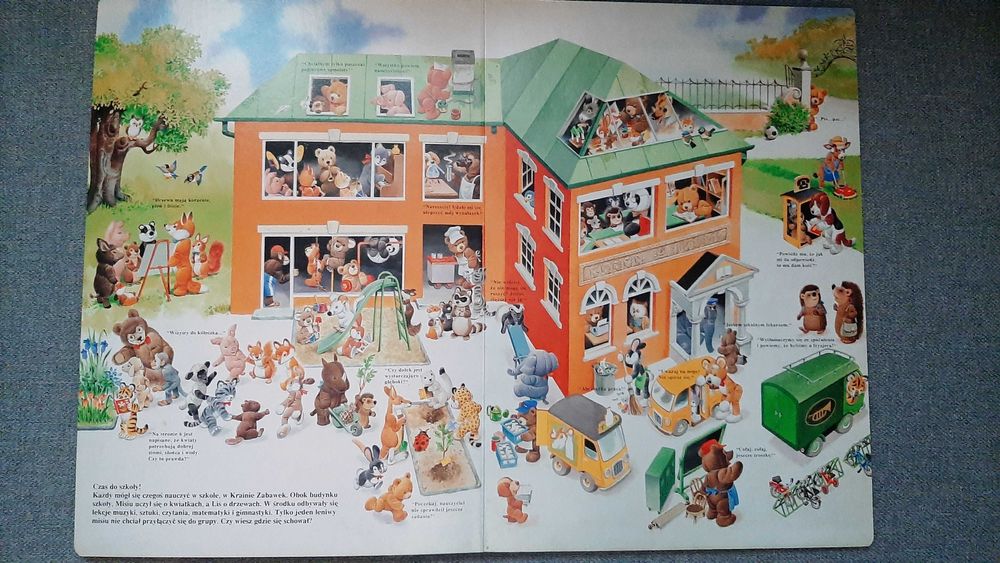 Noc, kiedy ożyły zabawki il. Tony Wolf duży format tekturowe strony