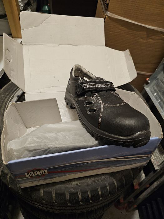 Buty sandały ochronne robocze roz 44 safetix sedyko skorzane nowe