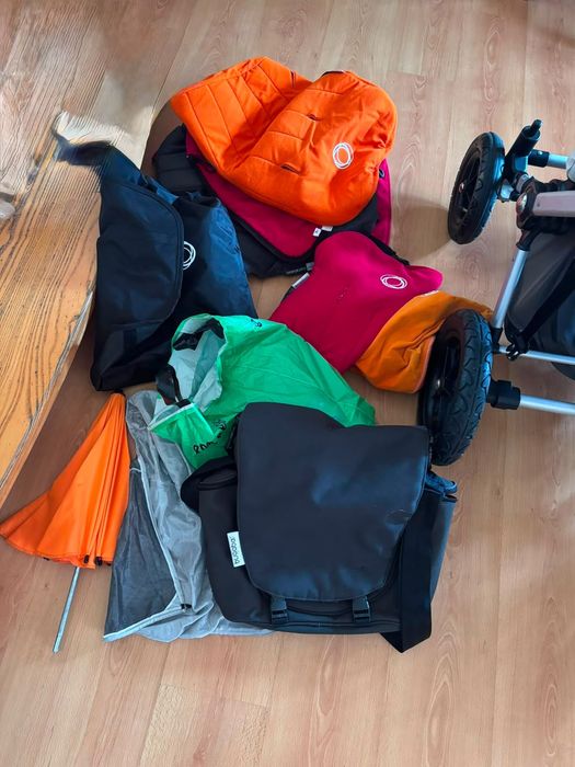 Bugaboo Cameleon – wózek 2w1 + dużo akcesoriów + dodatkowe koła