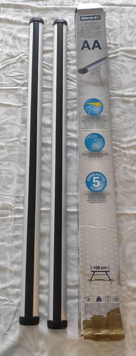 Barras tejadilho Norauto 108 cm + Thule Rapid System 754 + Thule Kit 1019