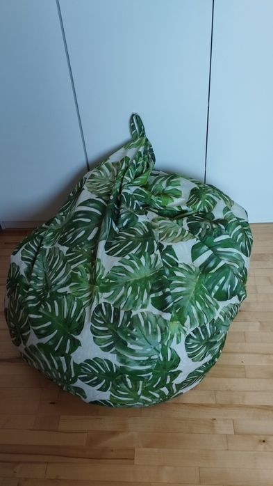 Worek sako puf Italpouf Jungle monstera
