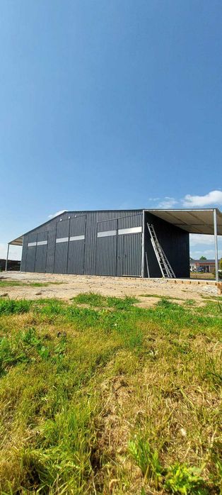 Garaż Blaszany Grafitowy | Garaże Blaszane | Wiaty | Hale | - ESSTAL*