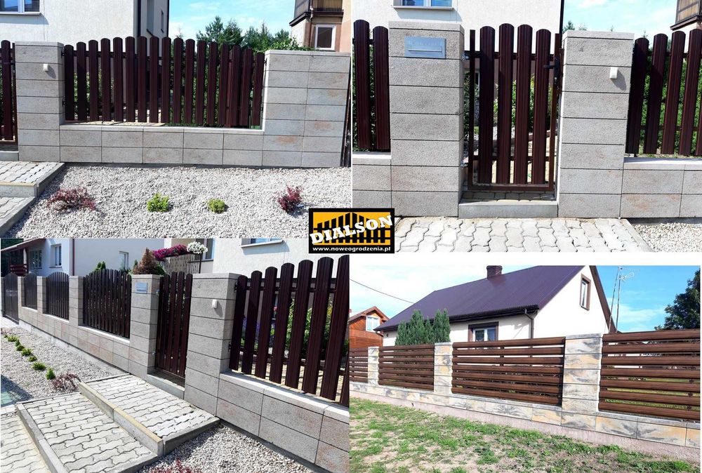 Murowanie montaż ogrodzenia Joniec Bloczki Kompleksowo podmurówki beto