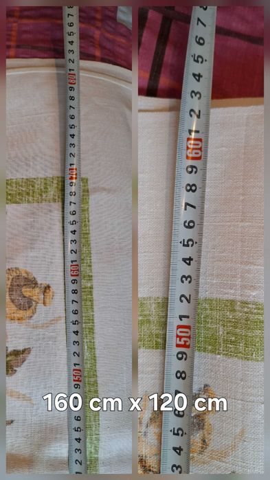 Komplet obrusów lnianych PRL 120 x 160