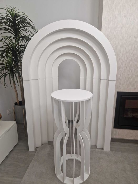 Arco decorativo, mesa aluguer