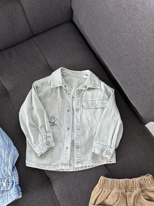 Сорочка zara 92 98 джинсова куртка zara футболка шорти zara
