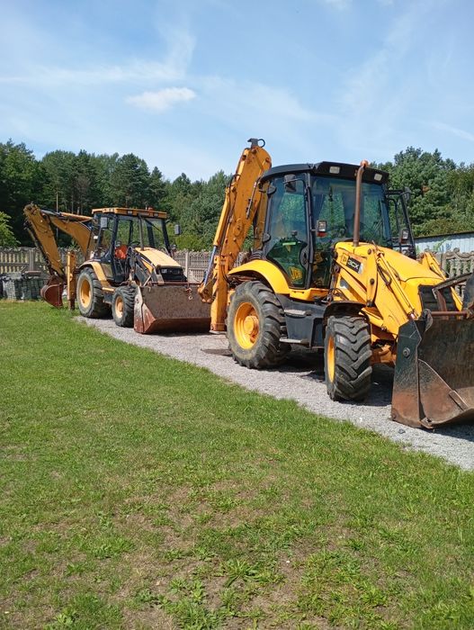 Cat 428 jcb 3cx contractor umowa koparko ładowarka