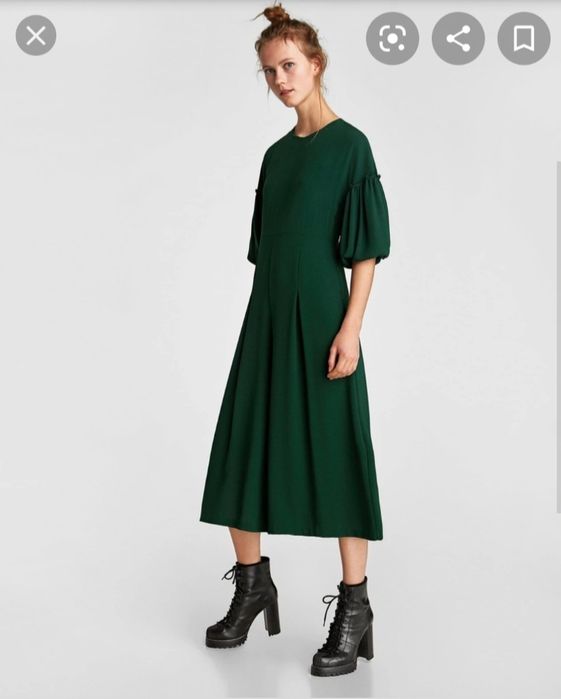 Zielony kombinezon Zara