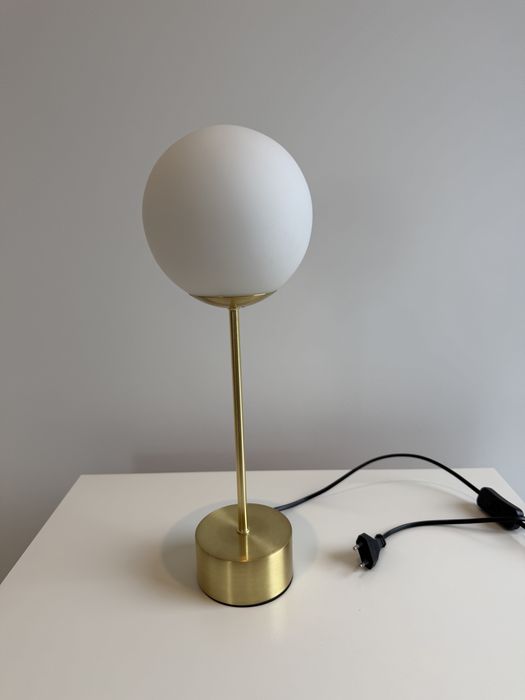 Lampa stołowa złota ok 43 cm
