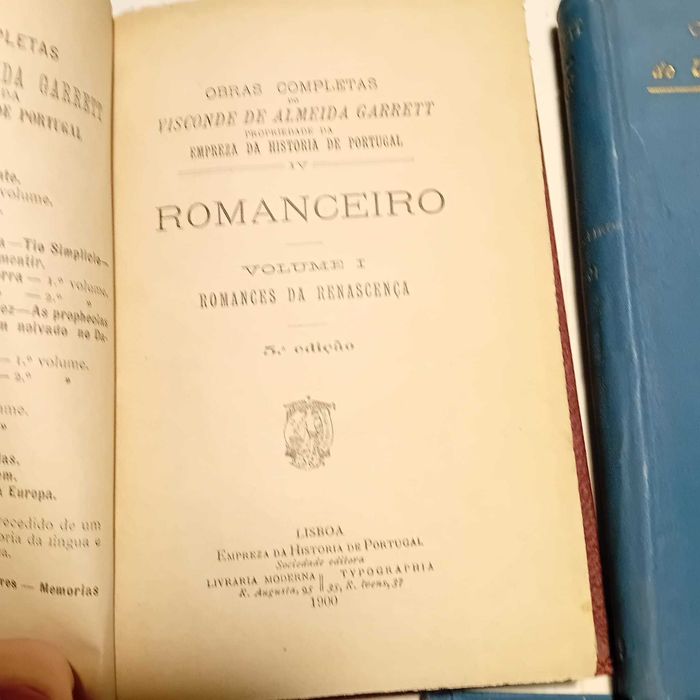 Almeida Garret, Romanceiro (3 vol., 1900)