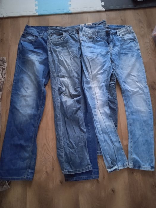 6 par spodni 34 markowe i koszulka Adidas