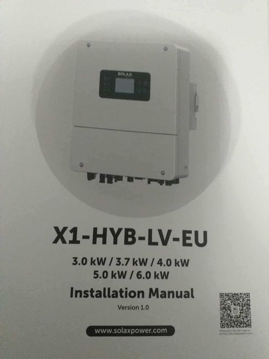 Інвертор SOLAX POWER Model: X1-HYB-6.0-LV-EU