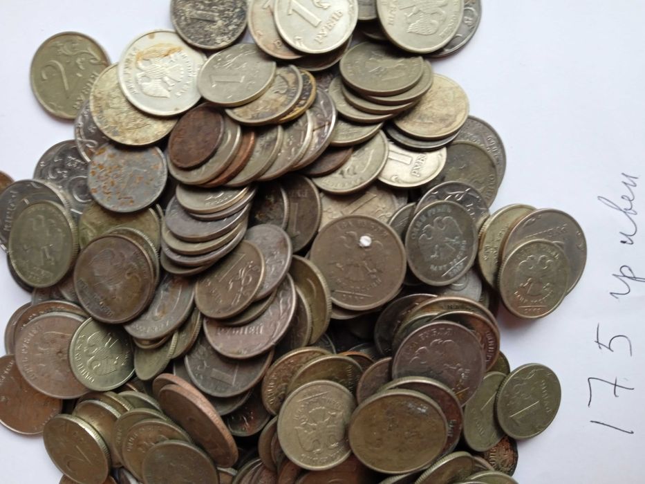 лот монет  много 1-2-5-10-50 коп