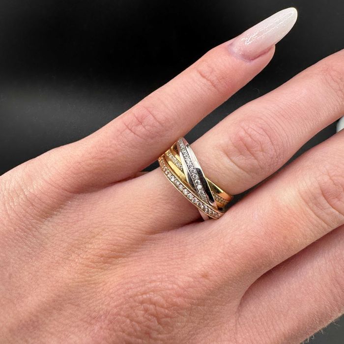 Elegancki Złoty Pierścionek NOWY 585 3.17g rozmiar 14 (J)