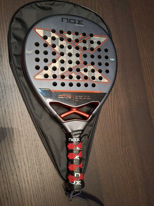 Raquete Padel NOX AT10 Genius Hibrida 2025 - Nova
