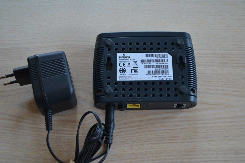 4 x Router Modem ADSL SpeedTouch 516, 536, 546