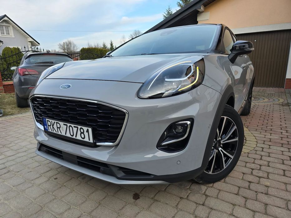 Ford Puma 1.5EcoBlue TITANIUM Wzorowy Historia ASO  Kamera Nowe sprzęgło+rozrząd