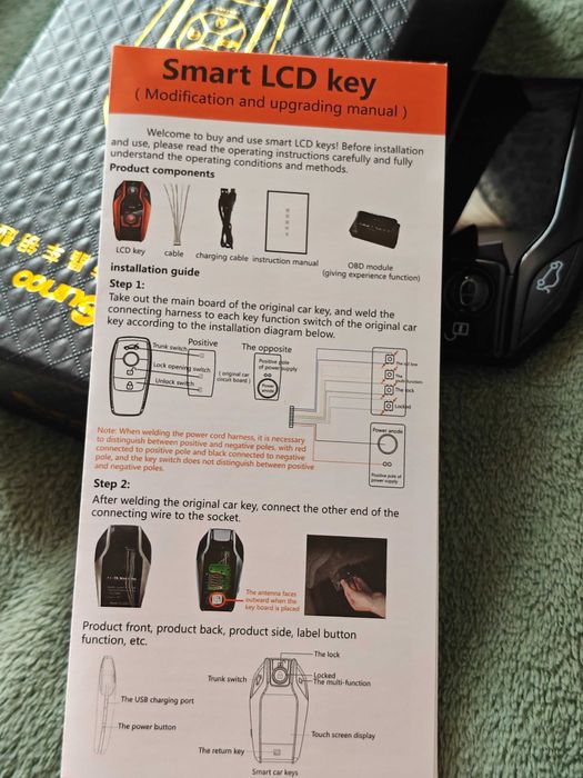 Uniwersalny TK800. Do BMW.  Ekran dotykowy LCD