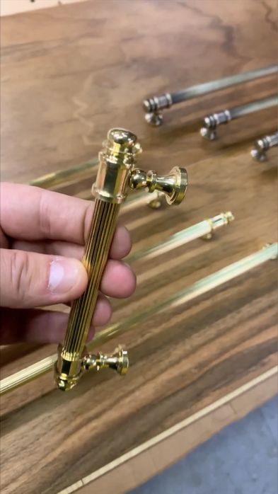 Латунні Меблеві Ручки , дуже якісні , довжину і колір робим будь який