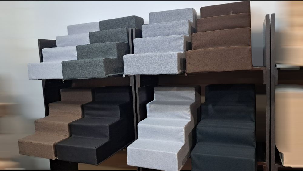 Розкішна 4-ступінчаста сходи для домашніх тварин для високих ліжок