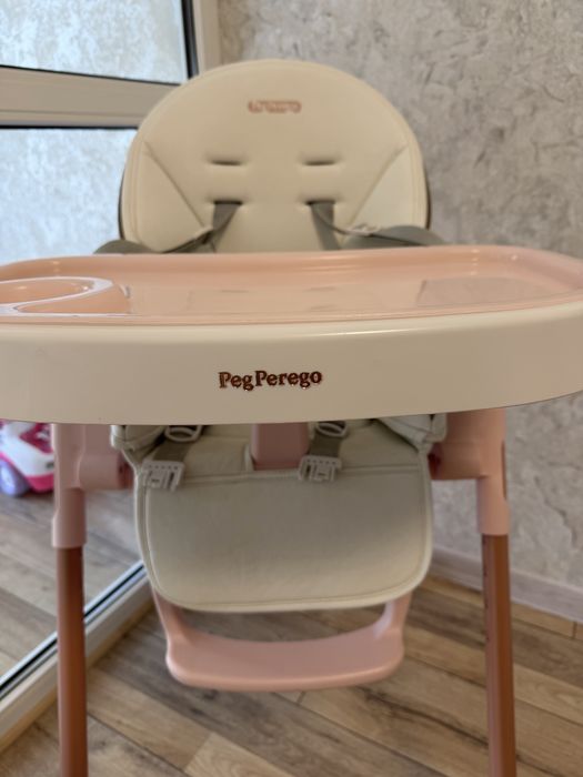 Стілець Peg Perego Prima Pappa Follow Me Mon Amour (рожеве золото)
