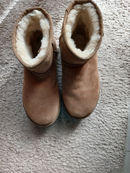 Bury śniegowce ugg  typu emu skóra  naturalna 40